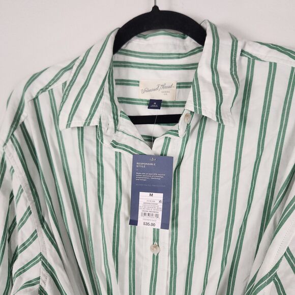 Universal Thread Green and White Striped Maxi Dress - Picture 5 of 10